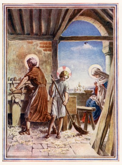 The workshop of Nazareth by Paul Vincent Woodroffe