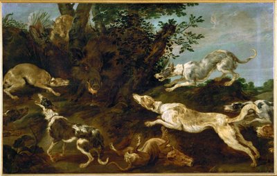 Boar-Hunt by Paul de Vos