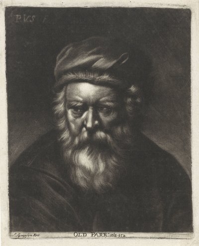 Portrait of Thomas Parr (Old Parr: aged 152) by Paul van Somer (II)