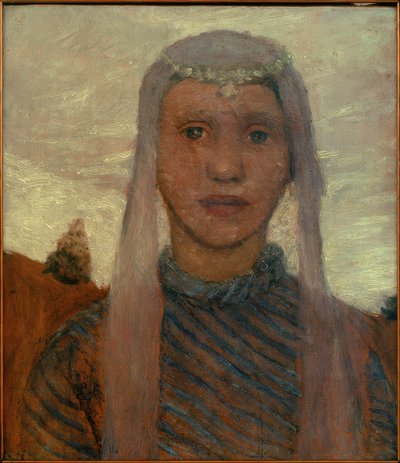 Girl with Veil by Paula Modersohn Becker