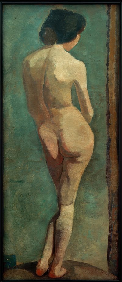 Standing Female Nude from the Back by Paula Modersohn Becker