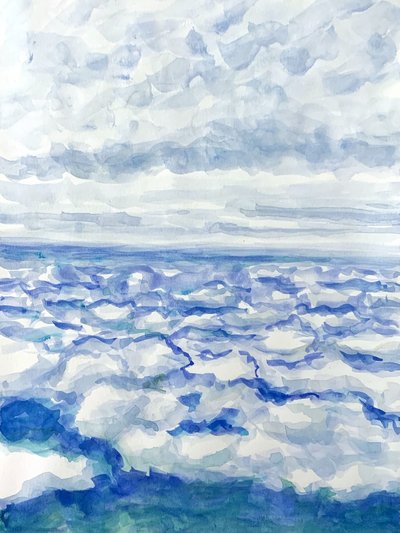 Above the Blue Ocean by Pauline Wegman | Key and Sea Creative