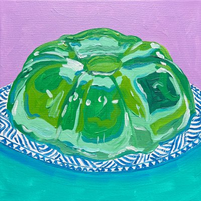 Retro Green Jello by Pauline Wegman | Key and Sea Creative