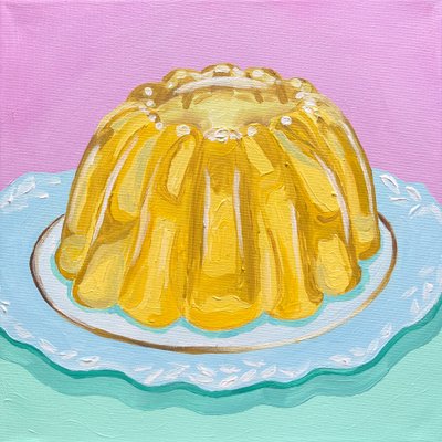 Retro Jelly Dessert by Pauline Wegman | Key and Sea Creative
