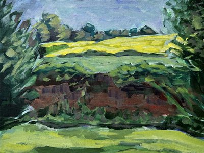 Vibrant Country Fields by Pauline Wegman | Key and Sea Creative