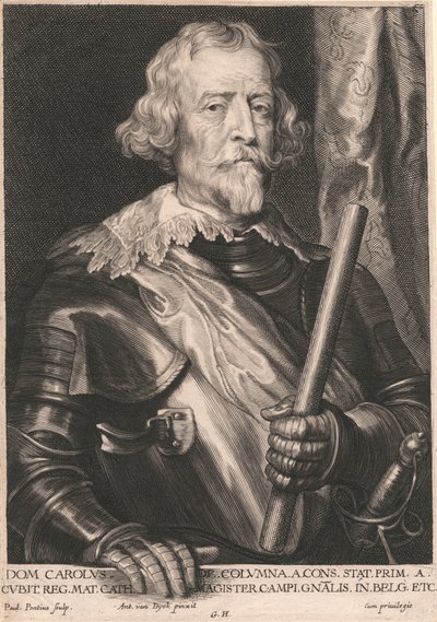 Dom Carolus de Columna by Paulus Pontius