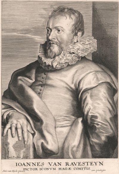 Joannes van Ravesteyn, Pictor Iconum Hagæ Comitis by Paulus Pontius