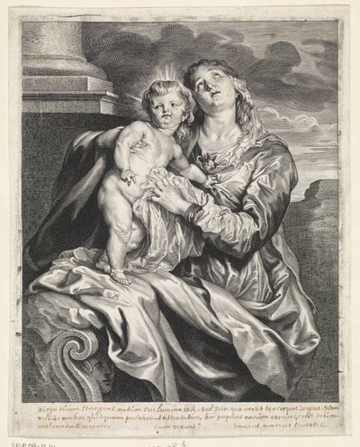 Mary with the Christ Child by Paulus Pontius