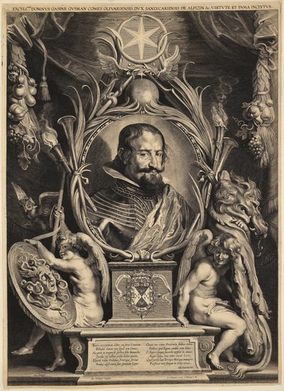 Portrait of Gaspar de Guzmán, Count of Olivares by Paulus Pontius