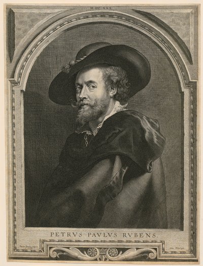 Portrait of Peter Paul Rubens by Paulus Pontius