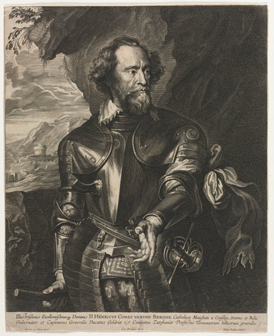 Portrait of Henry, Count van den Berghe by Paulus Pontius