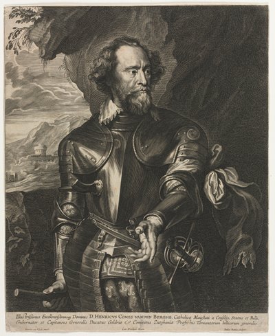 Portrait of Henry, Count van den Berghe by Paulus Pontius