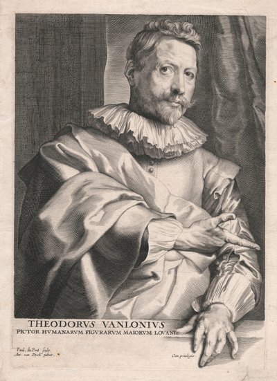 Theodorus van Lonius, Pictor Humanarum Figurarum Majorum Lovanii by Paulus Pontius