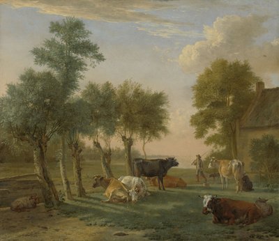 Cows in a Meadow near a Farm, 1653 by Paulus Potter