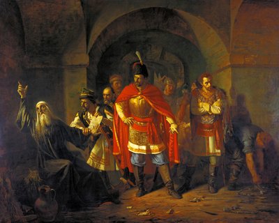 Patriarch Hermogenes Refusing to Bless the Poles by Pavel Petrovich Chistyakov