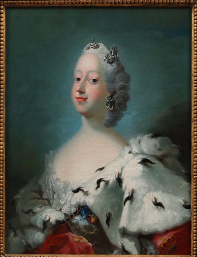 Portrait of Louise of Great Britain, Queen of Denmark by Peder Als