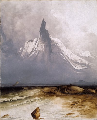 Stetind in Fog by Peder Balke
