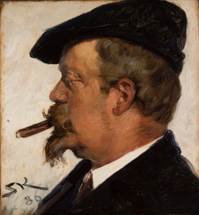 Portrait of Vilhelm Rosenstand by Peder Severin Krøyer