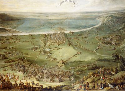The Spanish and Imperial Troops defeated by France and Savoy at Valenza Po by Peeter Snayers