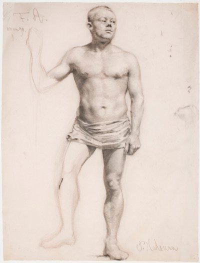 Nude Male Model by Pekka Halonen