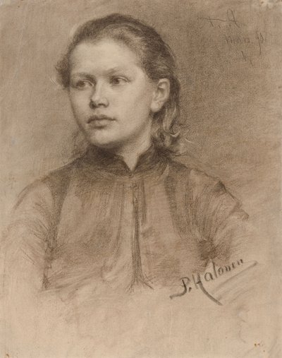 Portrait of a Young Woman by Pekka Halonen