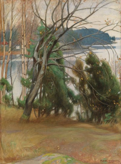 Sallow in Autumn by Pekka Halonen