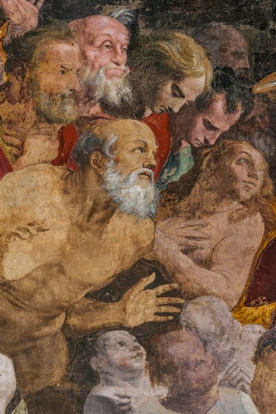 St John the Baptist Baptizing people, Poggi Chapel by Pellegrino Tibaldi