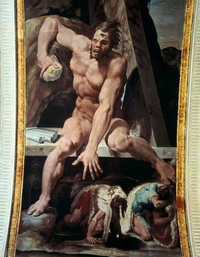Ulysses and His Companions Flee from the Den of Polyphemus by Pellegrino Tibaldi