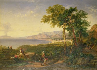 The Bay of Salerno by Penry Williams