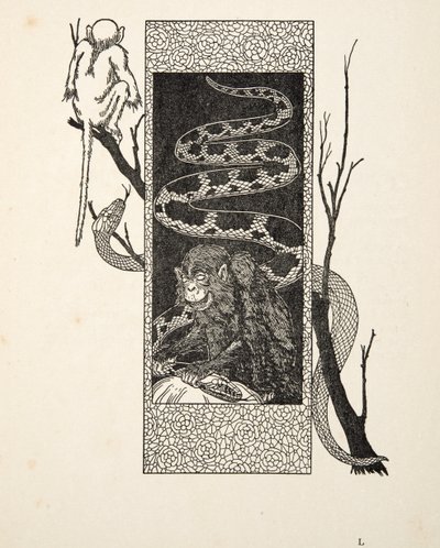 Monkey versus Snake by Percy J. Billingshurst
