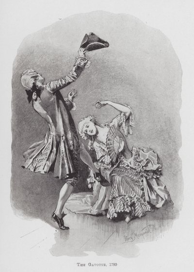 Dancing: The Gavotte by Percy Macquoid