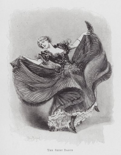 Dancing: The Skirt Dance by Percy Macquoid