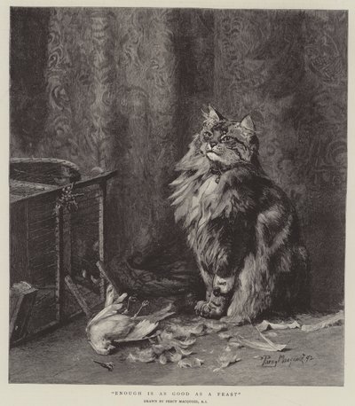 Enough is as Good as a Feast by Percy Macquoid