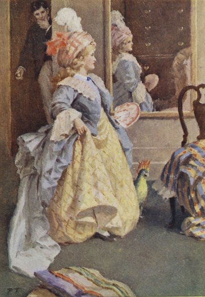 Illustration for Little Women by Louis M Alcott by Percy Tarrant
