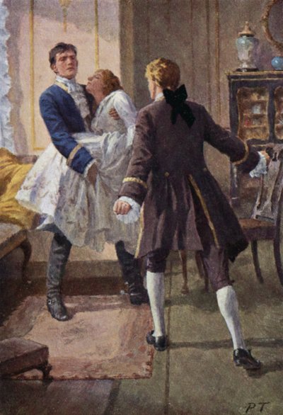 Illustration for Wuthering Heights by Emily Bronte by Percy Tarrant