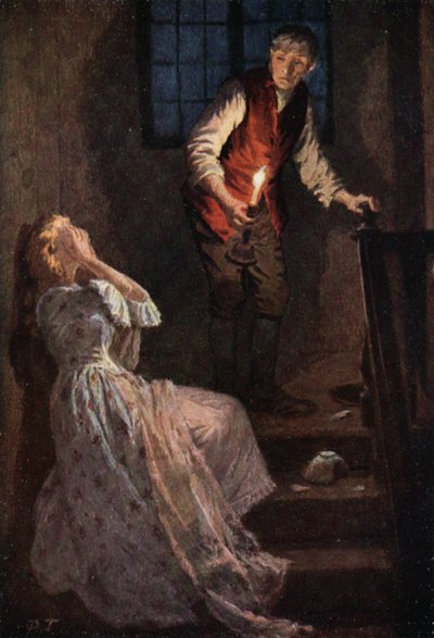 Illustration for Wuthering Heights by Emily Bronte by Percy Tarrant
