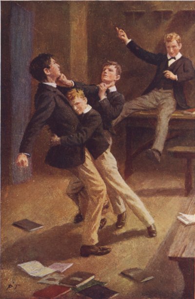 The Three Tottered for a Moment, and then over they Went by Percy Tarrant