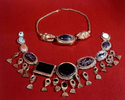 Two Gold Necklaces, Parthe Period, 3rd Century AD by Persian