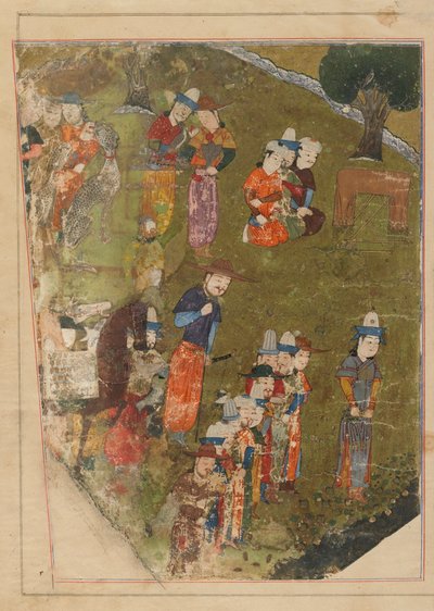 Timur Grants an Audience on the Occasion of His Accession to the Throne at Balkh by Persian School