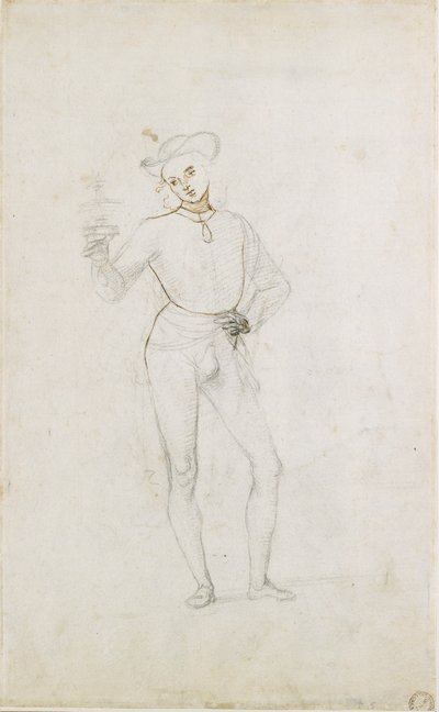 A Study for a Figure in an Adoration of the Magi, c. 1470-1520 by Perugino