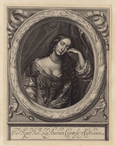 Barbara Villiers, Countess of Castlemaine, mistress of King Charles II by Peter (after) Lely
