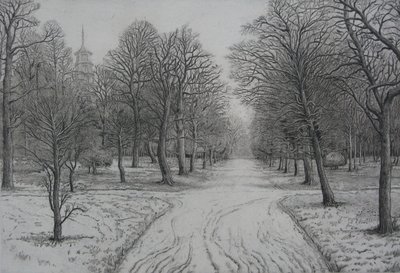 Kew Gardens in Winter by Peter A Ford