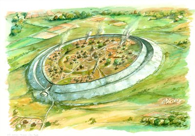Old Sarum, Iron Age, c1990-2010 by Peter Dunn