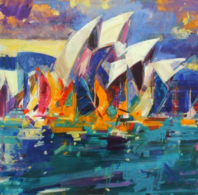 Sydney Flying Colours by Peter Graham (Contemporary)