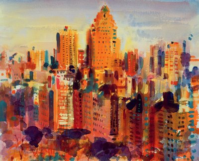 Upper Manhattan by Peter Graham (Contemporary)