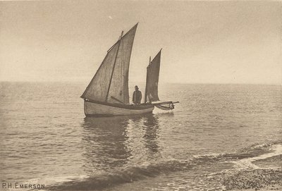 A Misty Morning on the North Sea by Peter Henry Emerson