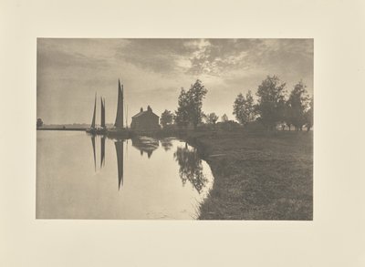 Cantley: Wherries Waiting for the Turn of the Tide by Peter Henry Emerson