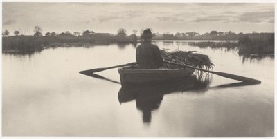 Rowing Home the Schoof-Stuff by Peter Henry Emerson