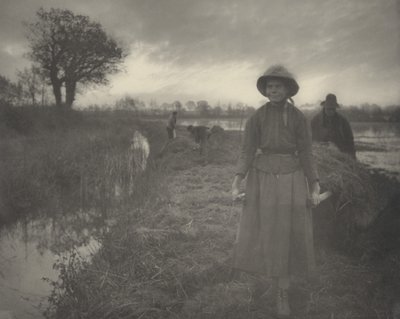 Poling the Marsh Hay by Peter Henry Emerson and T.F. Goodall