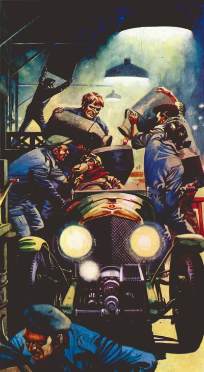 1928 4.5 litre Bentley at Le Mans by Peter Jackson